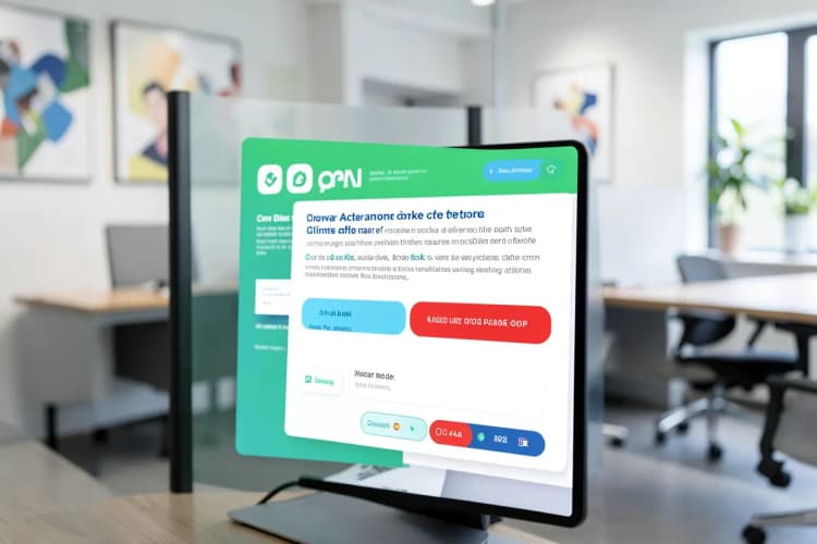 Página de vendas de um produto com botões de call-to-action claros